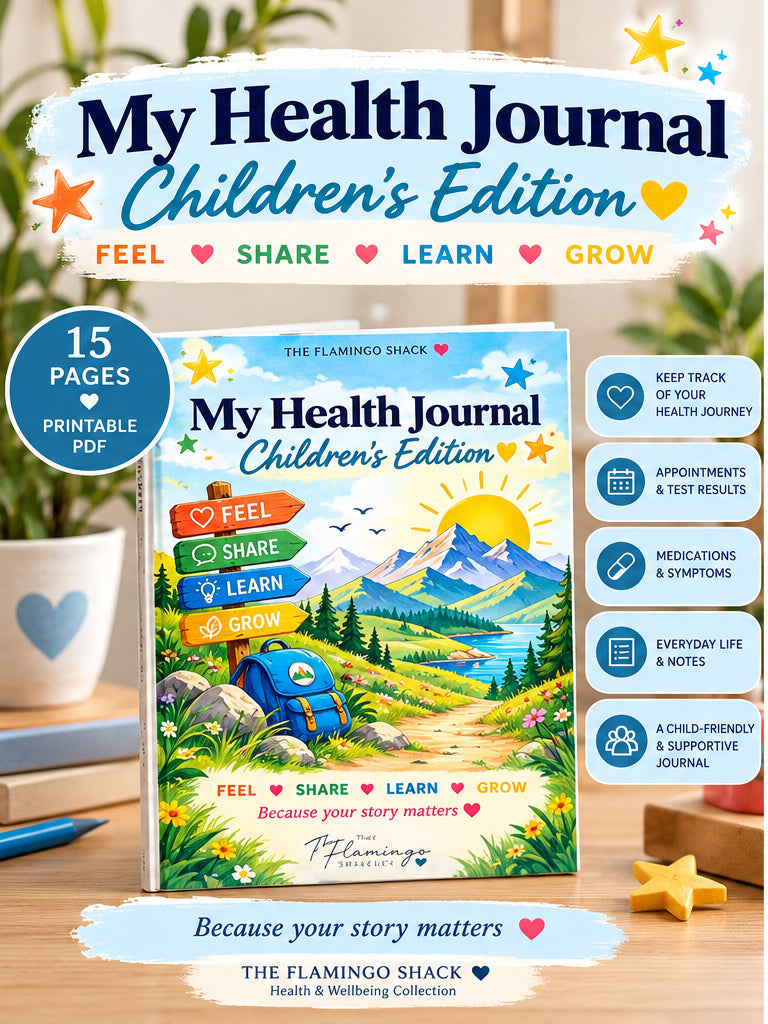 My Health Journal Children's Edition – Main Mockup