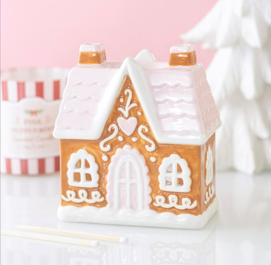 Sugarplum Gingerbread House Oil and Wax Burner