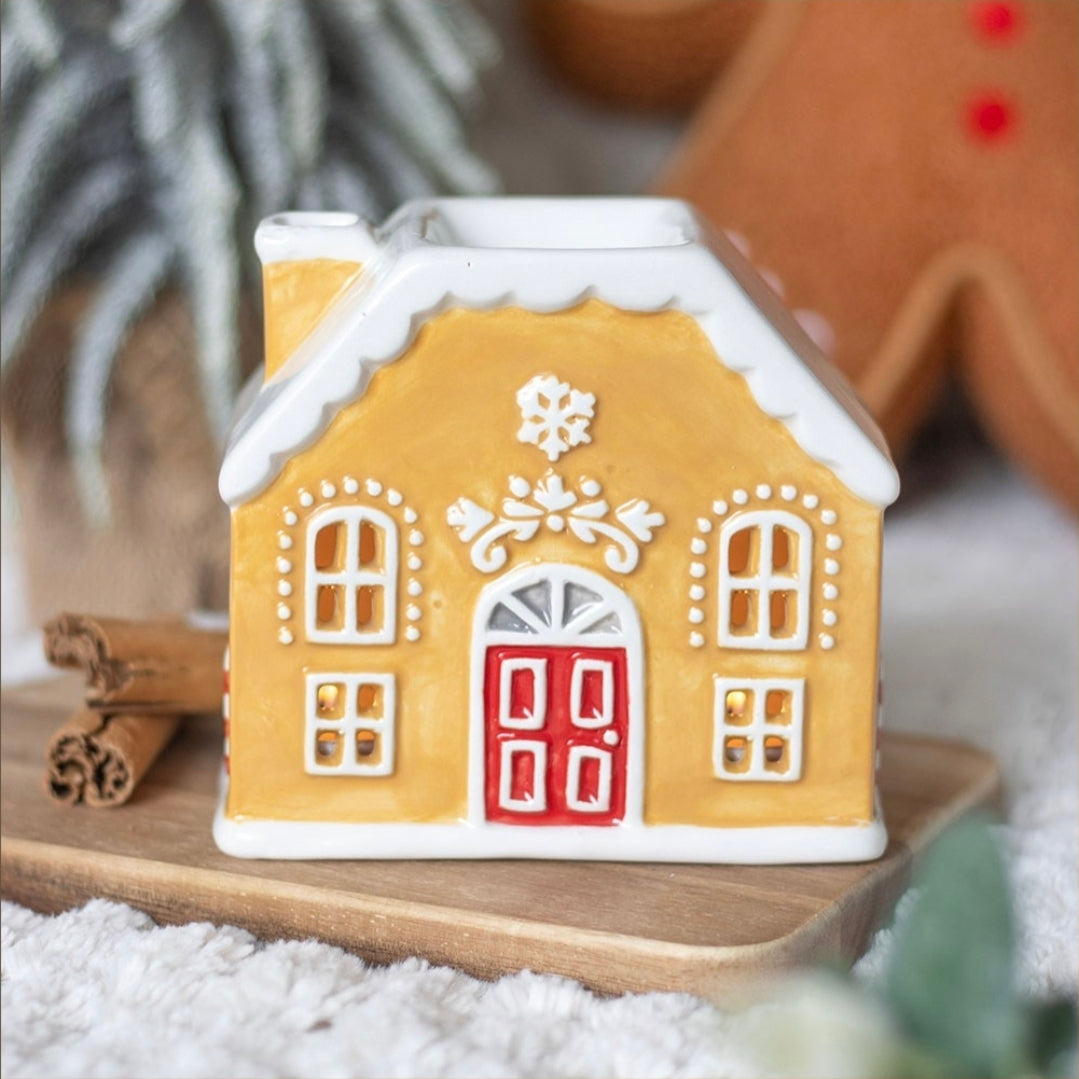 Candy Cane Gingerbread House Oil and Wax Burner