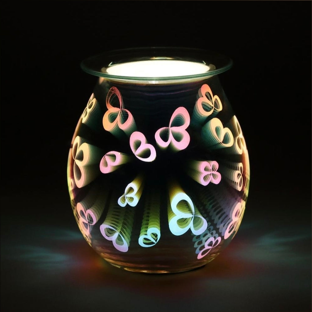 3D Flower Petal Light Up Plugin Warmer