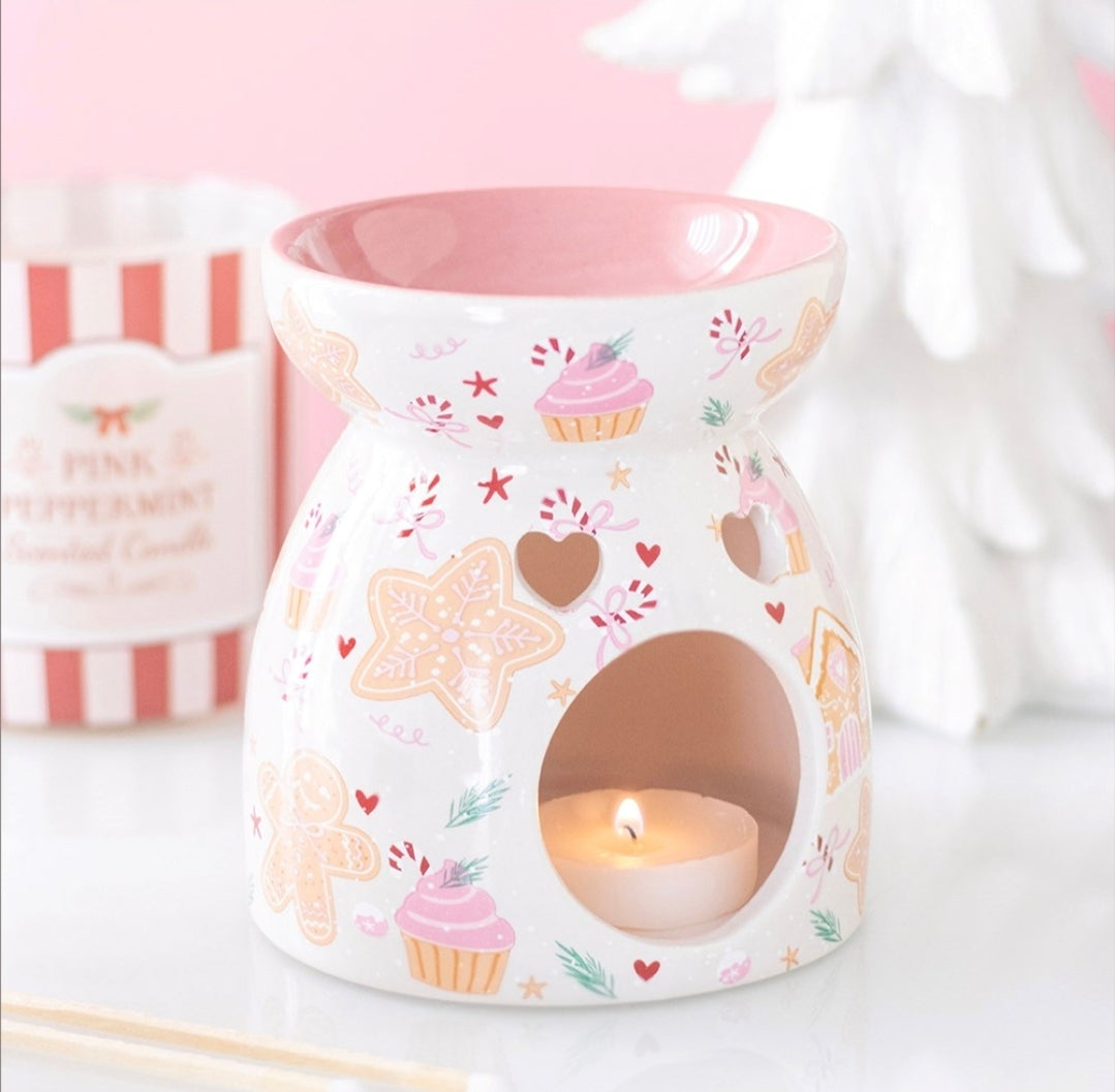 Sugarplum Bakery Print Oil and Wax Burner